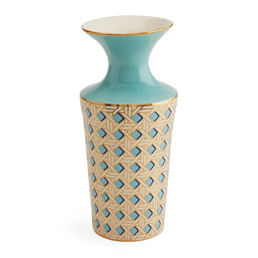 Basketweave Cuff Vase