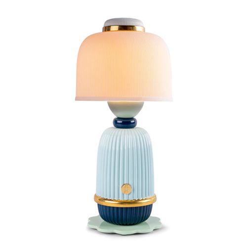 Kokeshi Blue Table Lamp