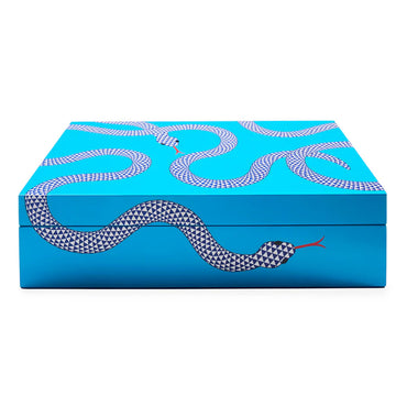 Eden Lacquer Box Blue Large
