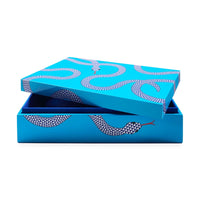 Eden Lacquer Box Blue Large
