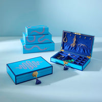 Eden Lacquer Box Blue Large