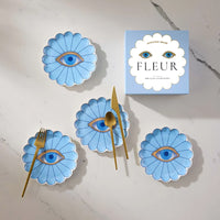 Fleur Small Plates Set of 4