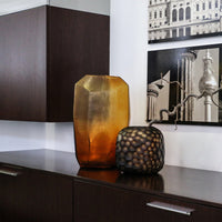 Cubistic Tall Gold