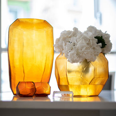 Cubistic Round Gold