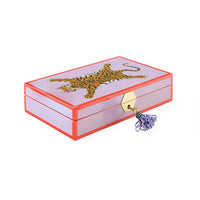 Tiger Lacquer Jewelry Box