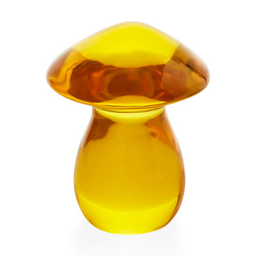 Yellow Acrylic Mushroom Objet