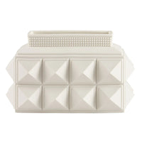 Charade Studded Low Vase