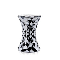 Stone Stool Chrome