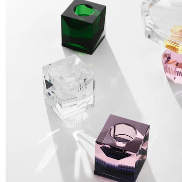 Ophelia Tealight Holder Clear