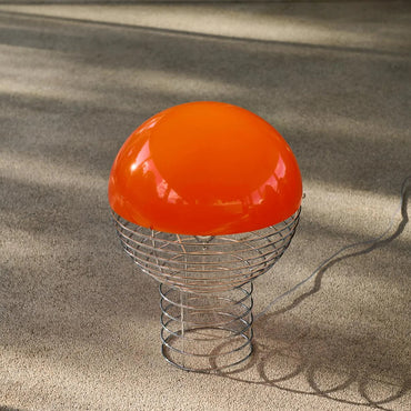 Wire Table Lamp Ø40 Orange
