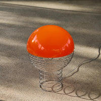 Wire Table Lamp Ø40 Orange