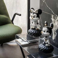 Minnie in black and white