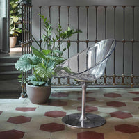 Eros/s Swivel Armchair Crystal