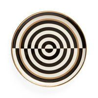 Op Art Round Serving Tray