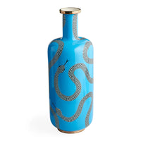 Eden Tall Bottle Vase Blue