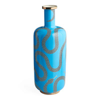 Eden Tall Bottle Vase Blue