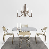 Khan Lamp Bronze Mate