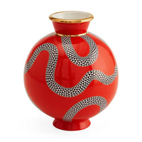 Eden Round Vase Red