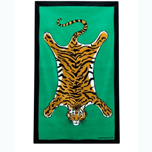 Tiger Printed Beach Towel