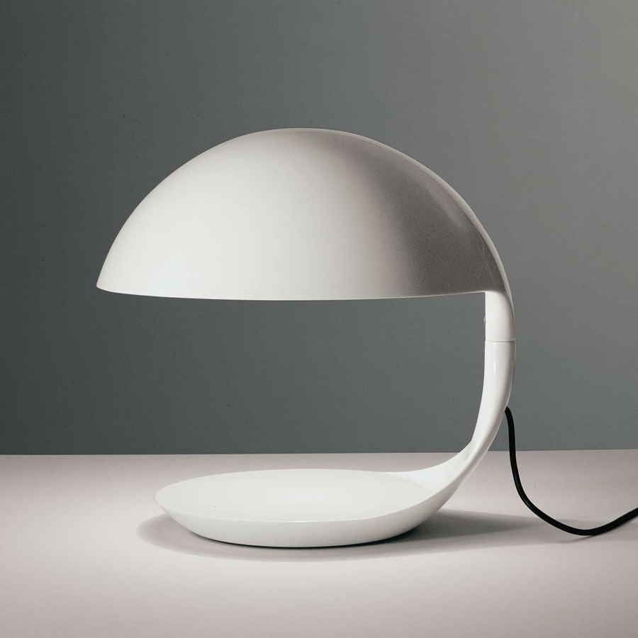 Cobra White Table Lamp