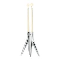 Abbracciaio Candle Holder Chrome
