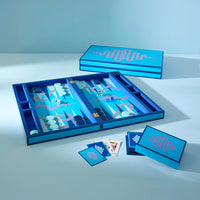 Eden Backgammon Set Blue