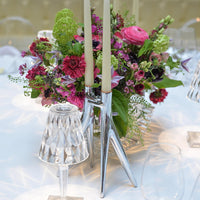 Abbracciaio Candle Holder Chrome