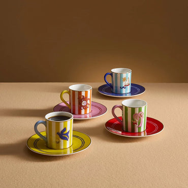 Boxed Playa Espresso Cups Set 4