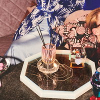 Lea Moon T-Light Orange/Green/Blue