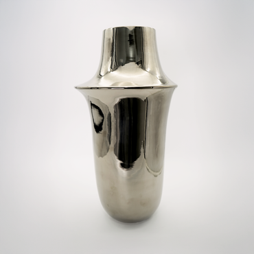 Isole Vase 1 Glossy Platinum