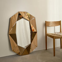 Diamond Large Mirror Bronze