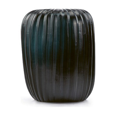 Manakara Tall Indigo - Guaxs florero en índigo, vidrio soplado y tallado a mano - Karím Chaman Boutique
