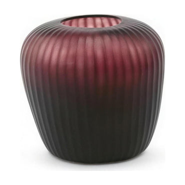 Melrose M Amethyst - Guaxs florero en ciruela, vidrio soplado y tallado a mano - Karím Chaman Boutique