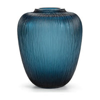 Coimbra M Night Blue - Guaxs florero en azul, vidrio soplado y tallado a mano - Karím Chaman Boutique