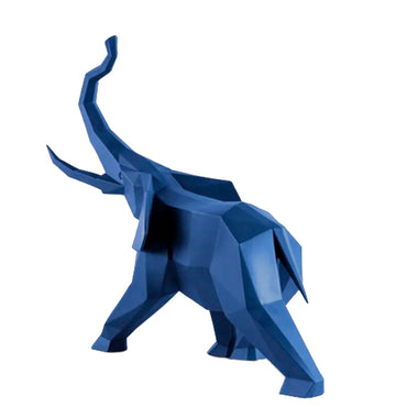 Elephant Blue Sculpture