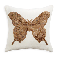 Muse Butterfly Throw Pillow