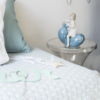 My Seesaw Balloon Girl Figurine Blue