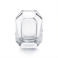 Octogone Vase Clear