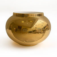 Florero Gudo Dorado Circular