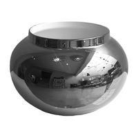 Florero Circular Gudo Plateado