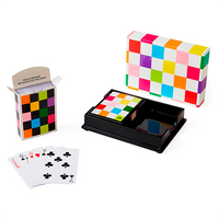 Checkerboard Lacquer Card Set
