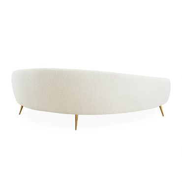 Ether Curved Sofa Olympus Oatmeal