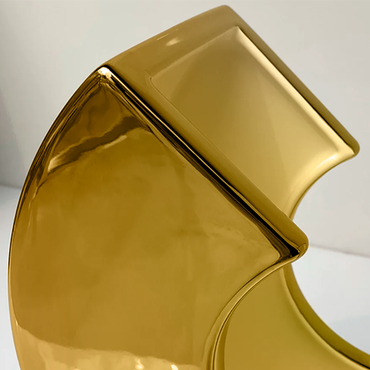Nadneda Vase Total Glossy Gold