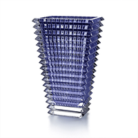 Eye Vase Rectangular Blue