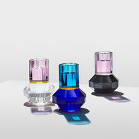 Chicago Rose/Yellow/Clear T-Light Holder