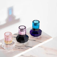 Chicago Rose/Yellow/Clear T-Light Holder