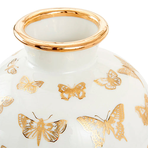 Botanist Butterfly Round Vase