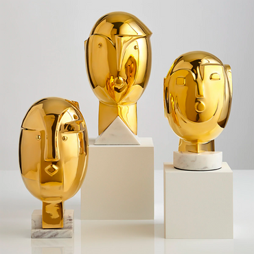 Large Metropolis Brass Sculpture
