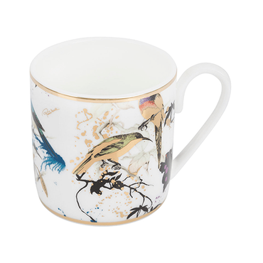 Garden’S Birds Coffee Cup And Saucer Set X 2