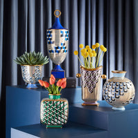 Versailles Blocks Bowl Blue